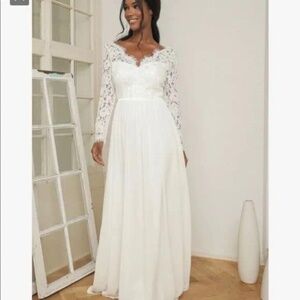 Bridal Dress White Small